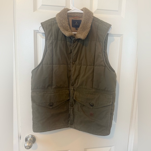 Roark Other - Roark Men’s Livingston Quilted Vest Size M army brown green Jamie Thomas